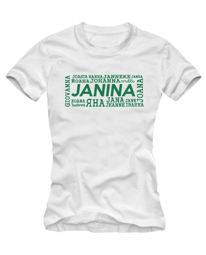 Janina įvairiom kalbom Janina įvairiom kalbom